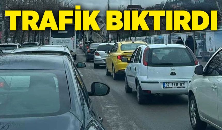 Trafik bıktırdı