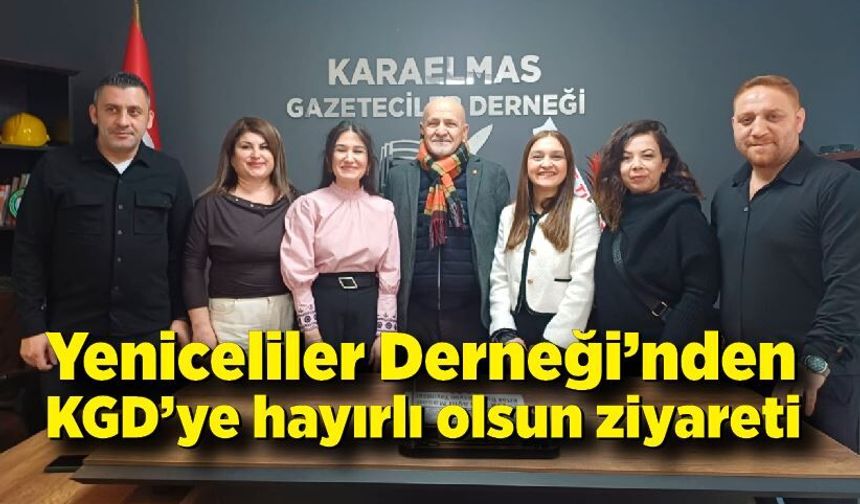 Yeniceliler Derneği’nden KGD’ye hayırlı olsun ziyareti