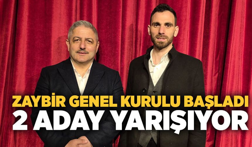 ZAYBİR Genel Kurulu başladı: 2 Aday Yarışıyor