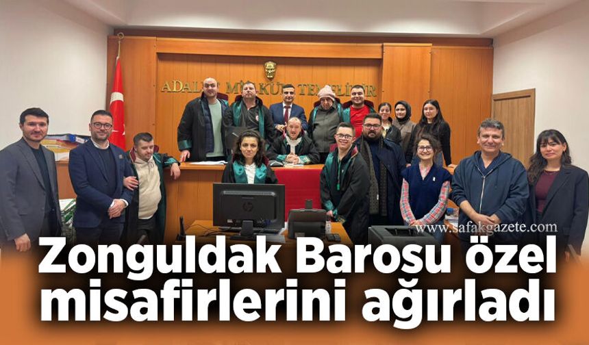 Zonguldak Barosu özel misafirlerini ağırladı