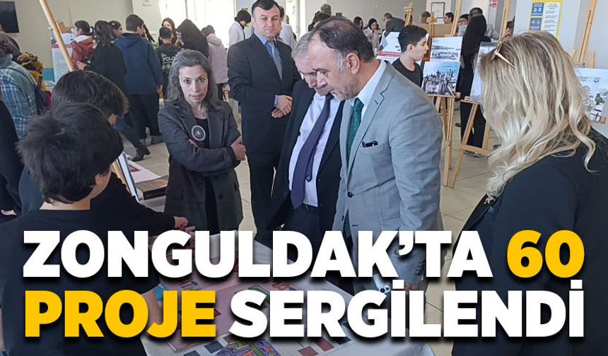 Zonguldak’ta 60 proje sergilendi