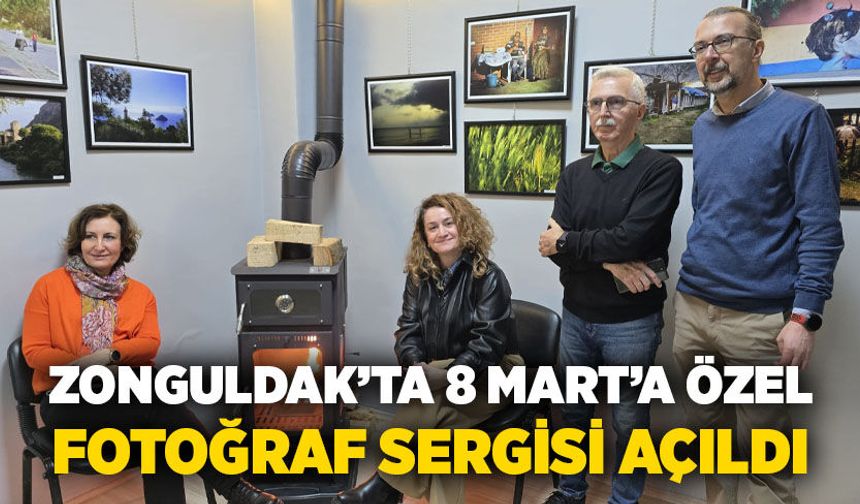 Zonguldak’ta 8 Mart’a özel fotoğraf sergisi açıldı