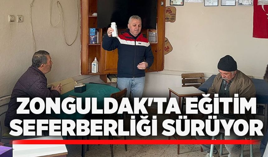 Zonguldak'ta eğitim seferberliği sürüyor