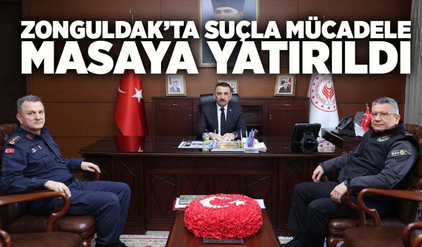 Zonguldak’ta suçla mücadele masaya yatırıldı