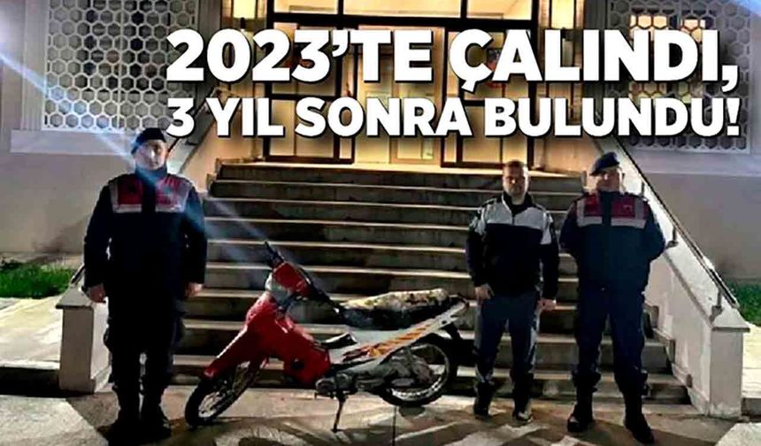 Faili meçhul dosya çözüldü: Motosiklet sahibine kavuştu