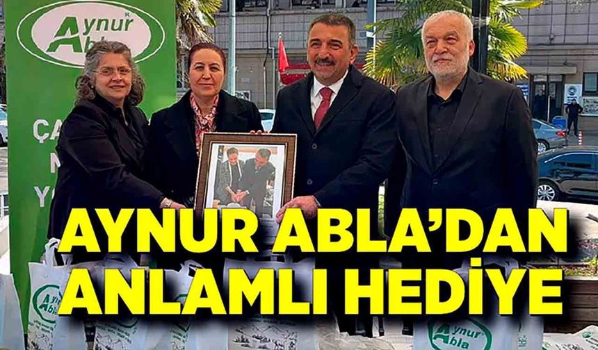 Zonguldak’ta Turizm Haftası’nda anlamlı hediye