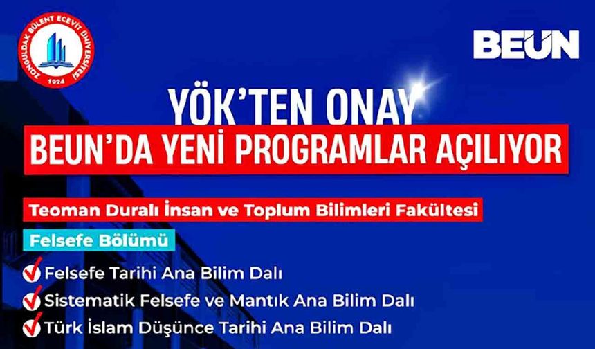 BEUN’a YÖK’ten 2 yeni program, 3 anabilim dalı