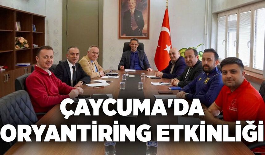 Çaycuma'da oryantiring etkinliği