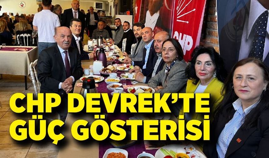 CHP Devrek’te birlik ve dayanışma kahvaltısı