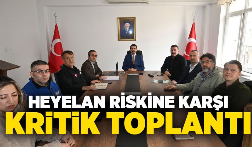 Devrek’te heyelan riskine karşı kritik toplantı