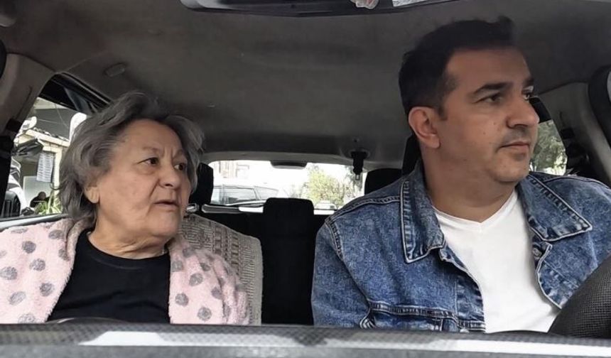 Yaşlı kadın evinin yolunu kaybetti, yardımsever taksici ailesine kavuşturdu