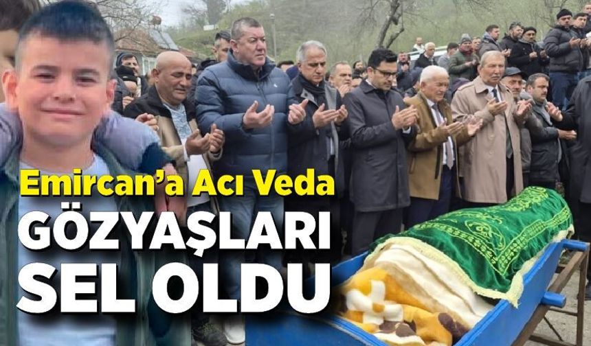 Gölette Can Veren Emircan Gözyaşlarıyla Uğurlandı