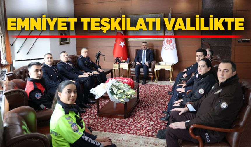 Emniyet teşkilatı valilikte