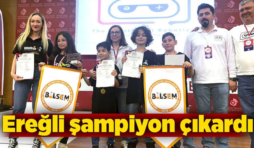 Ereğli şampiyon çıkardı