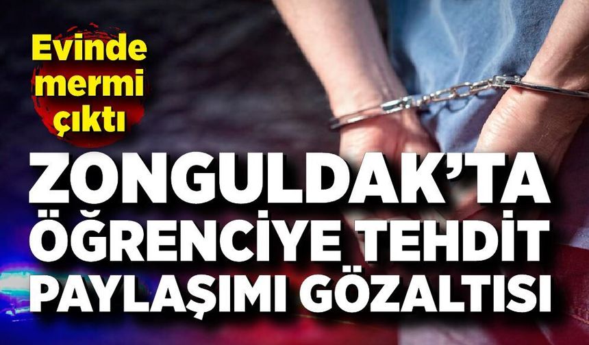 Zonguldak'ta kan donduran 'okul saldırısı' şakasını polis affetmedi: Lise öğrencisi gözaltına alındı