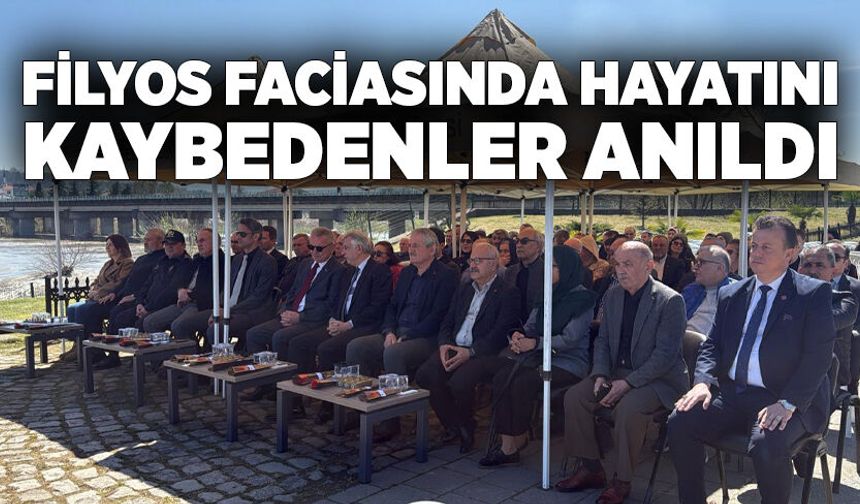 Filyos faciasında hayatını kaybedenler anıldı