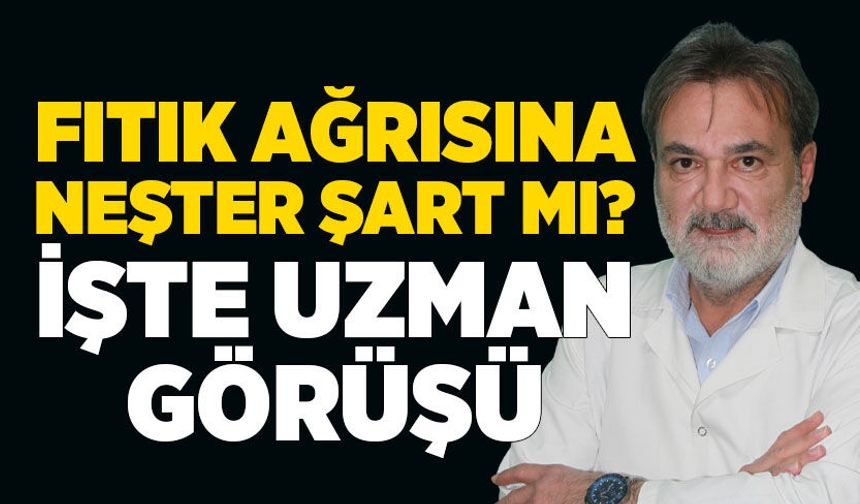 Fıtık ağrısına neşter şart mı? İşte uzman görüşü