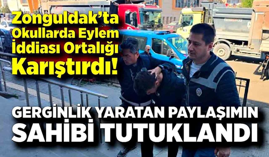 Zonguldak'ta Gerginlik Yaratan Paylaşımın Sahibi Tutuklandı