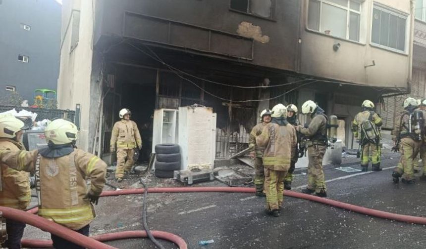 Hurdacıda çıkan yangın korku yarattı