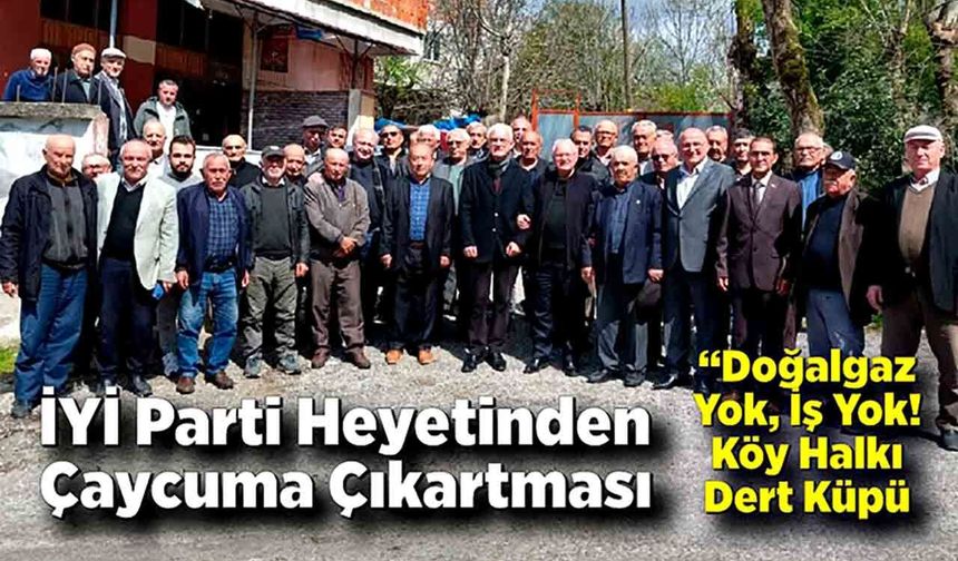 İYİ Parti Heyetinden Çaycuma Çıkartması