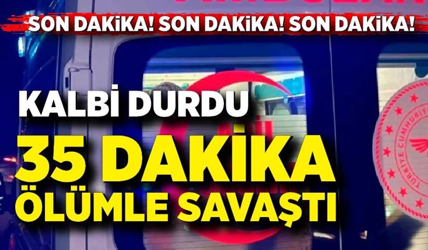 Motosiklet kazasında duran kalp 35 dakikada çalıştı