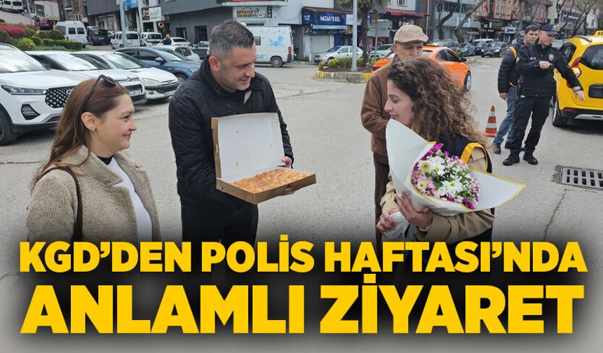 KGD’den Polis Haftası’nda anlamlı ziyaret