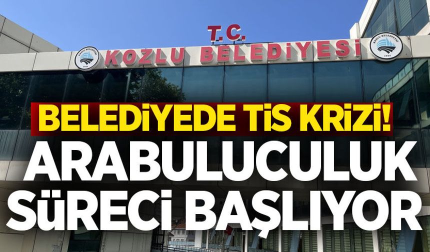 Kozlu Belediyesi'nde TİS krizi! Arabuluculuk süreci başlıyor