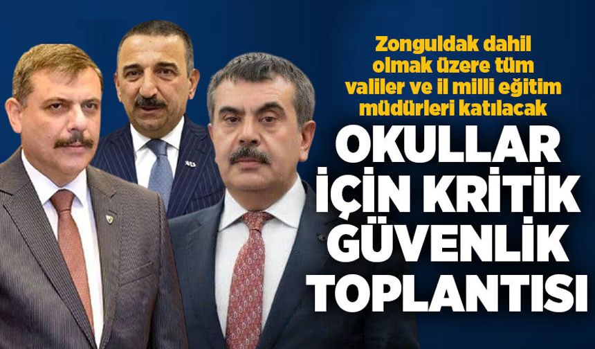 Okullarda güvenlik için olağanüstü toplantı: Tüm valiler ve il milli eğitim müdürleri katılacak