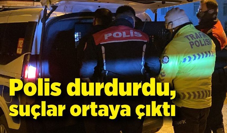 Şüpheli araçta yasaklı madde, sürücüye ağır ceza