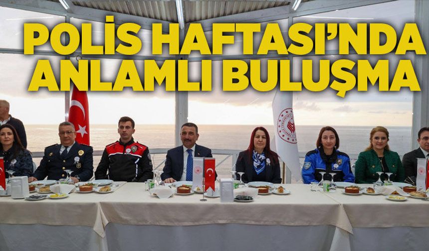 Polis Haftası’nda Zonguldak’ta anlamlı buluşma