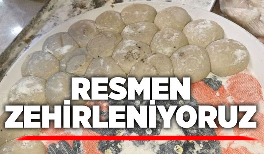 Resmen zehirleniyoruz