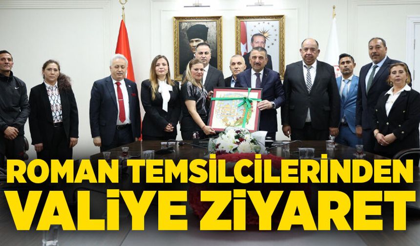 Roman temsilcilerinden valiye ziyaret