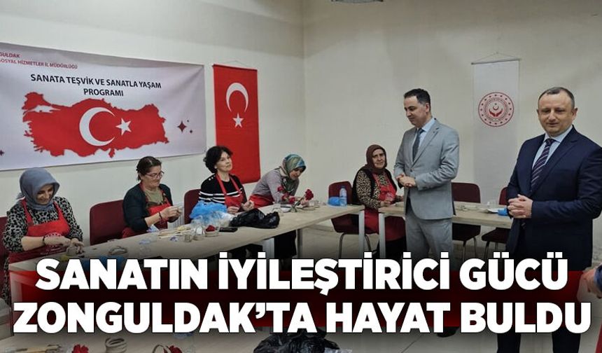 Sanatın iyileştirici gücü Zonguldak’ta hayat buldu