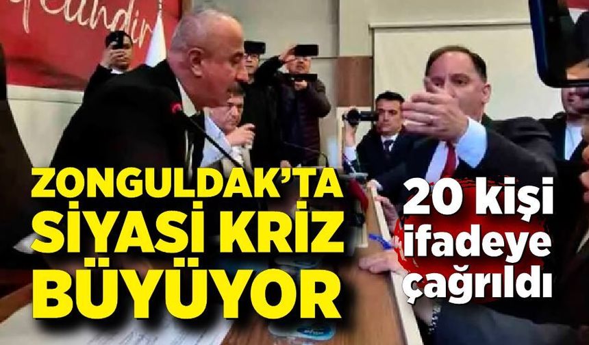Zonguldak’ta İl Genel Meclisi Gerginliği Yargıya Taşındı: 20 Kişi İfadeye çağrıldı