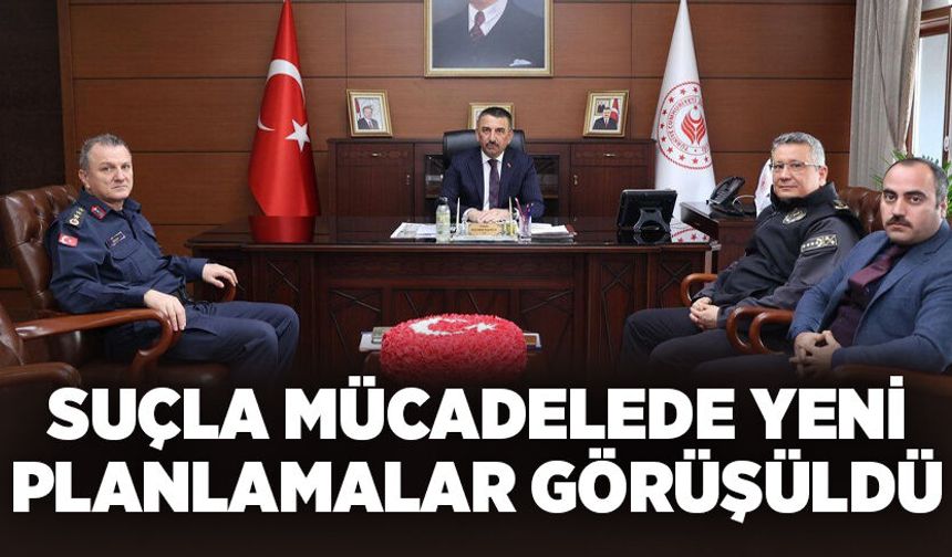 Suçla mücadelede yeni planlamalar görüşüldü
