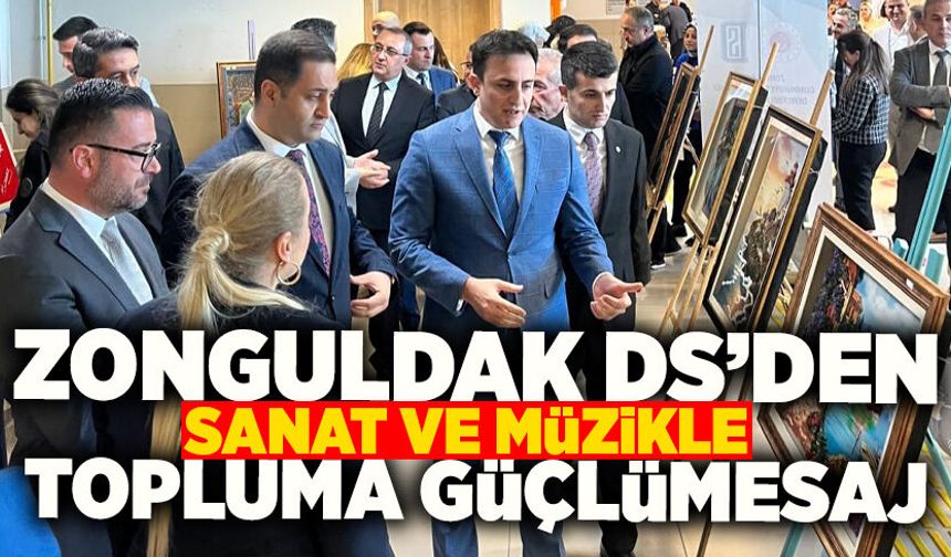Zonguldak DS’den sanat ve müzikle topluma güçlü mesaj