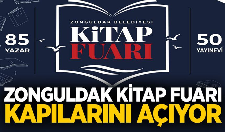 Zonguldak kitap fuarı kapılarını açıyor