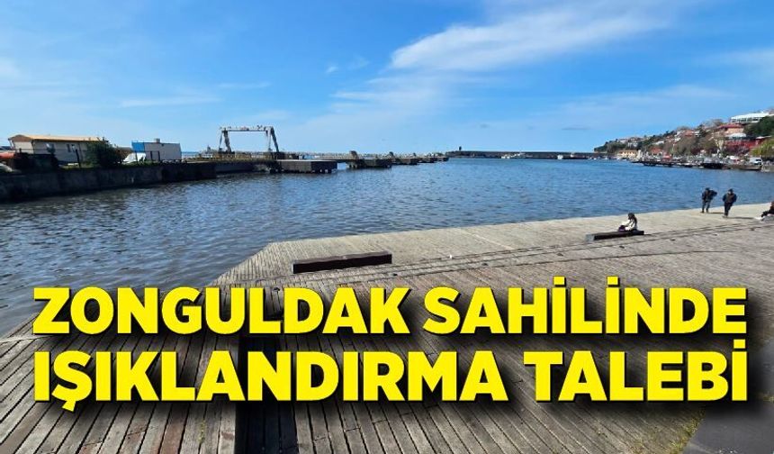 Zonguldak Sahilinde Işıklandırma Talebi