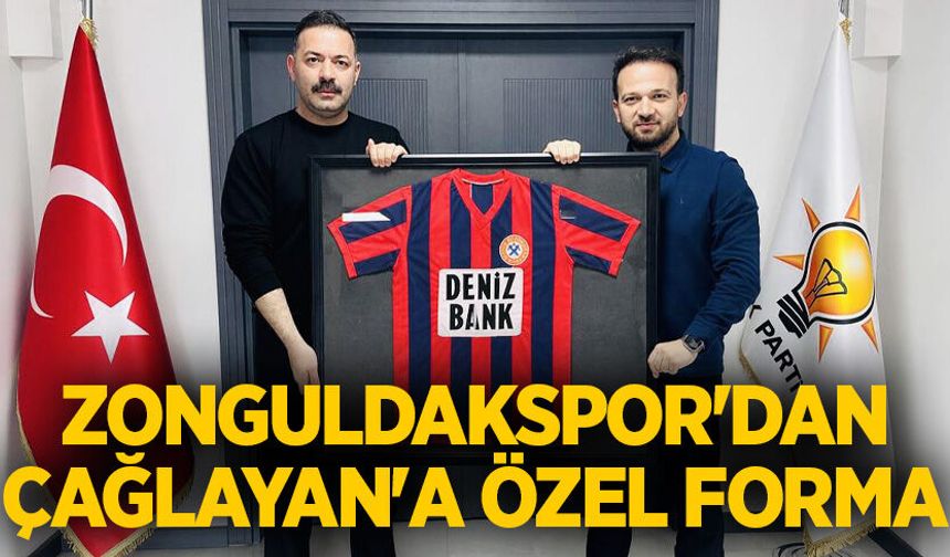 Zonguldakspor'dan Çağlayan'a özel forma