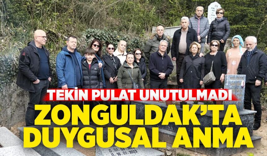 Zonguldak’ta duygusal anma: Tekin Pulat unutulmadı