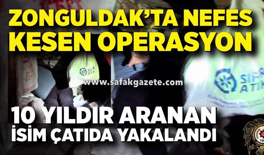 Zonguldak'ta 10 yıldır aranan FETÖ üyesi çatı katında yakalandı