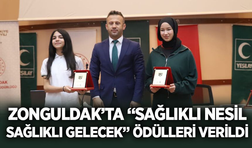 Zonguldak’ta “Sağlıklı Nesil Sağlıklı Gelecek” ödülleri verildi