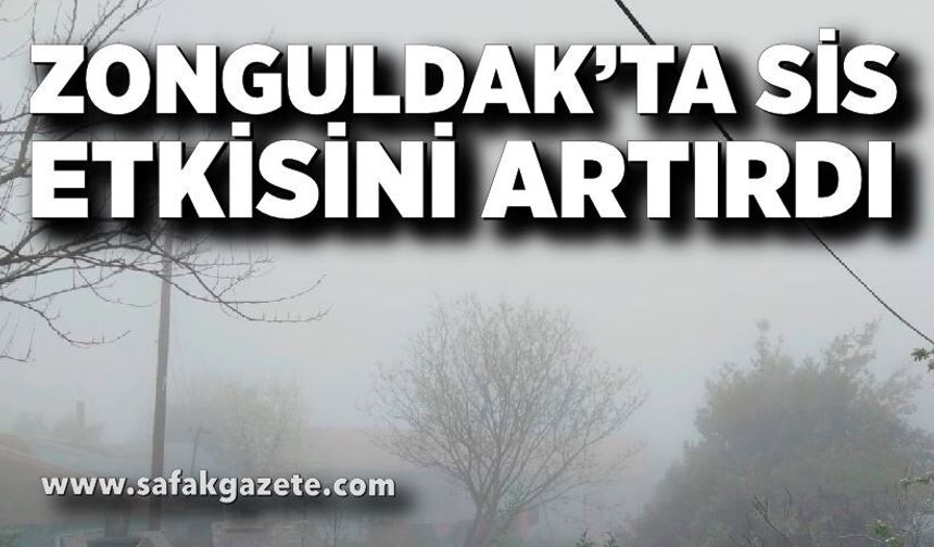 Zonguldak’ta Yoğun Sis: Görüş Mesafesi Düştü