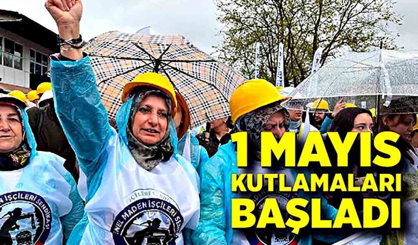 Zonguldak’ta 1 Mayıs kutlamaları başladı