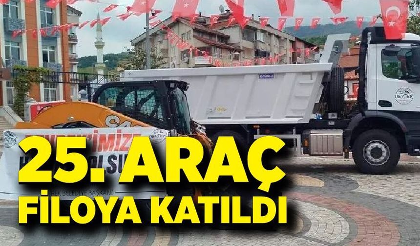 Devrek Belediyesi filosunu güçlendirdi: 25. araç alındı