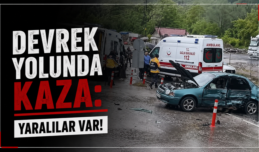 Devrek yolunda kaza: Yaralılar var!