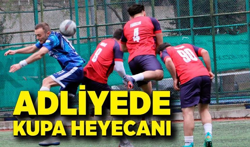Zonguldak Adliyesinde futbol turnuvası finalistleri belli oldu