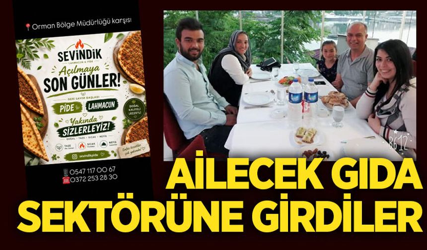 Ailecek gıda sektörüne girdiler