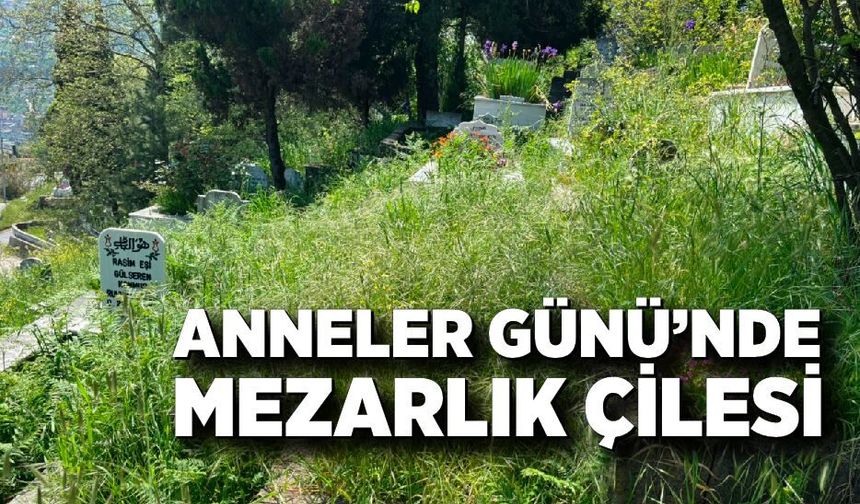 Anneler Günü’nde Mezarlık Çilesi: Vatandaşlar Bakımsızlığa İsyan Etti!