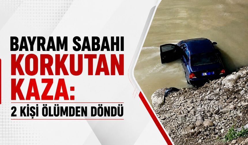 Bayram Sabahı Korkutan Kaza: 2 Kişi Ölümden Döndü